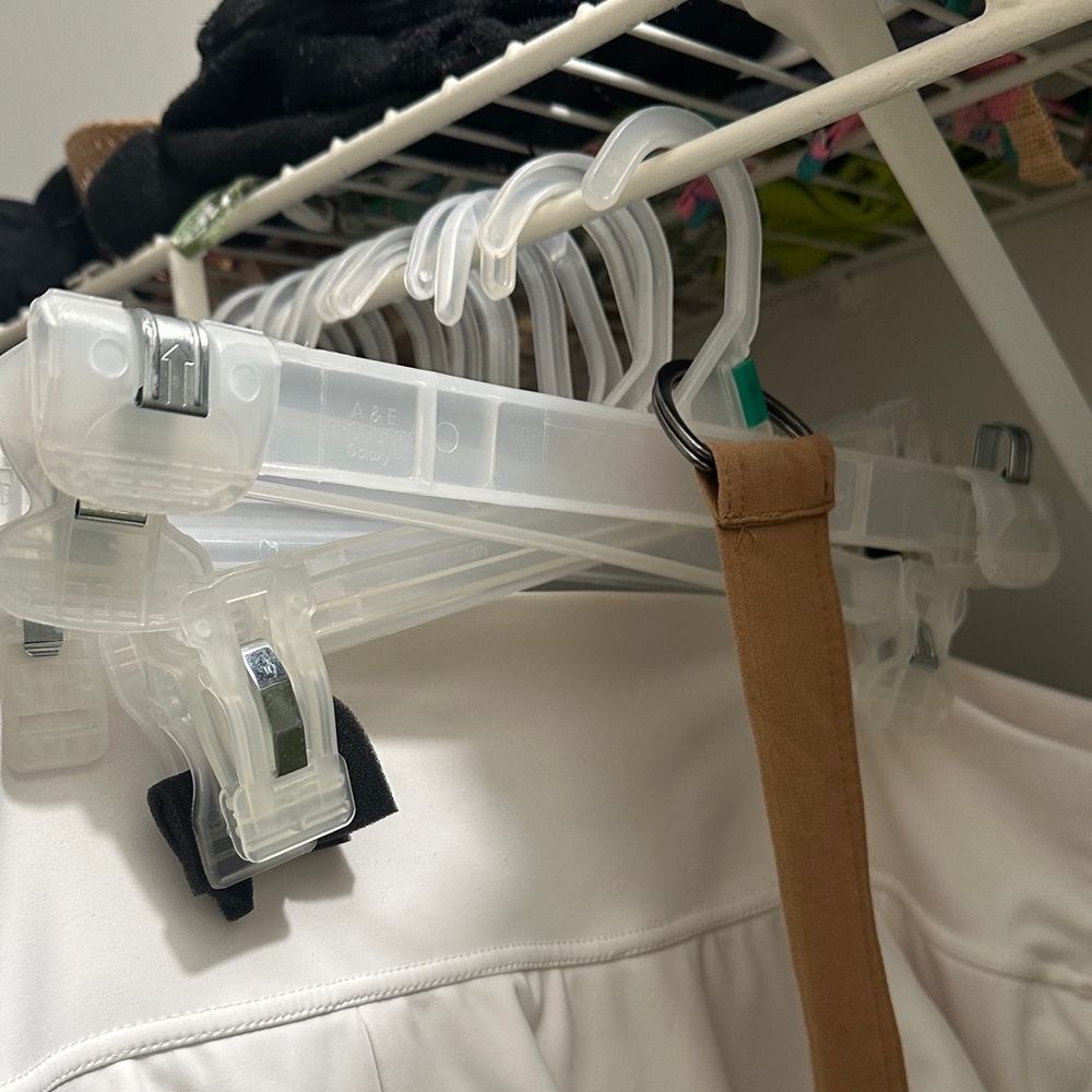 10 Clear Pants Hangers 🎁 w/ purchase